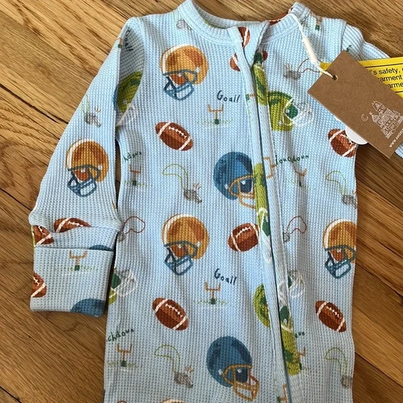 Football Angel Dear Convertible Romper NWT - Picture 3 of 5